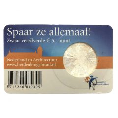 Nederland; 5 euro; 2009; Het Architectuur Vijfje in Coincard (UNC)