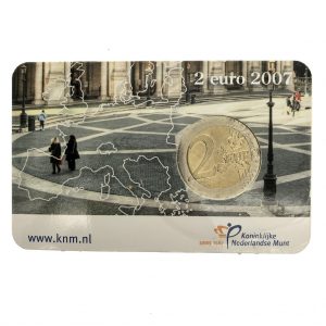 Nederland; 2 euro; 2007; Verdrag van Rome Coincard (Circulated)