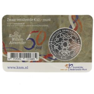 Nederland; 10 euro; 2017; Verjaardagstientje in Coincard (UNC)