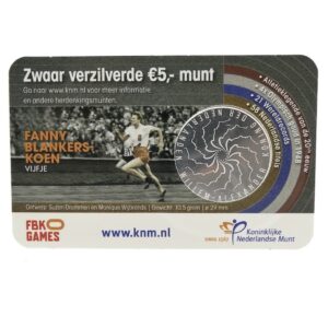 Nederland; 5 euro; 2018; Fanny Blankers-Koen Vijfje (UNC)
