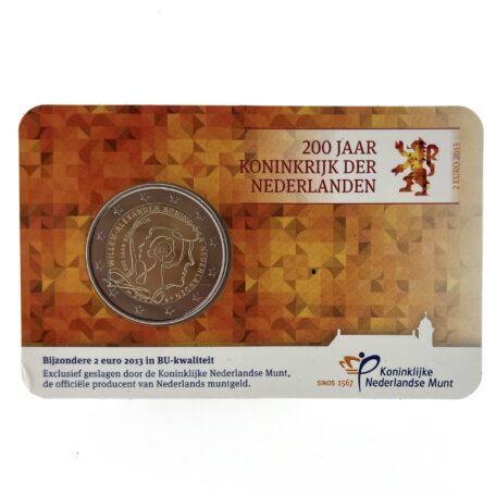 200 jaar Koninkrijk der Nederlanden munt