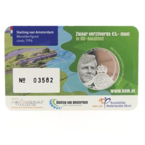 Nederland; 5 euro; 2017; Stelling van Amsterdam Vijfje in Coincard (BU)